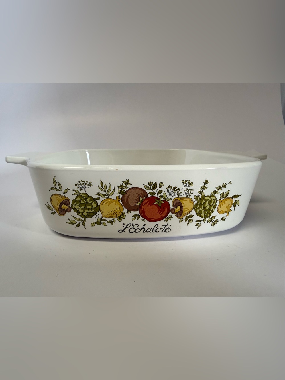 Vintage Corning Ware Spice of Life A-1-B 1Quart Square Casserole